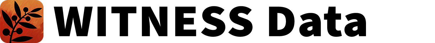 WITNESS Data logo